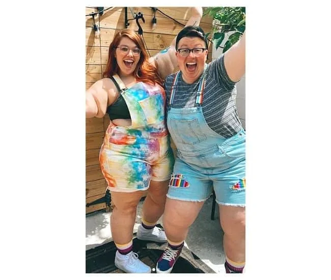 pride outfit ideas plus size, rainbow outfits for pride