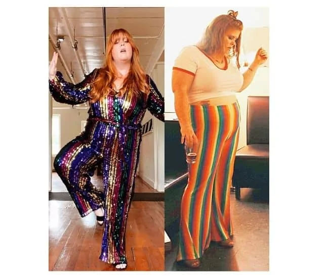 pride outfit ideas plus size, rainbow outfits for pride
