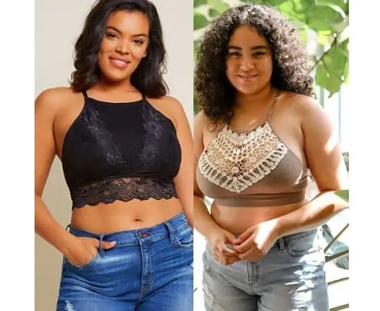 PLUS SIZE BRALETTE OUTFIT IDEAS