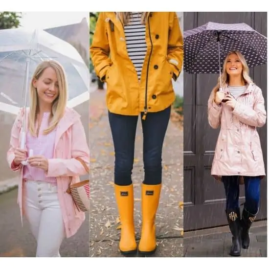 rain gear outfit ideas