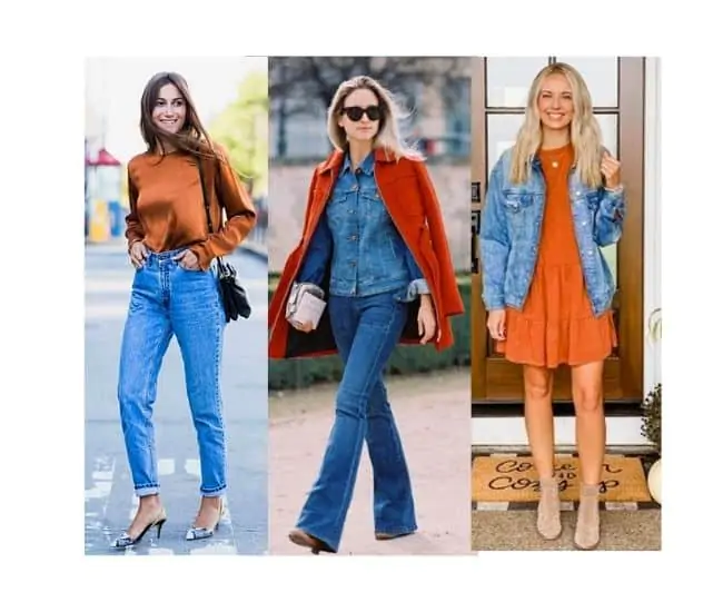 what to wear with rust and terracotta