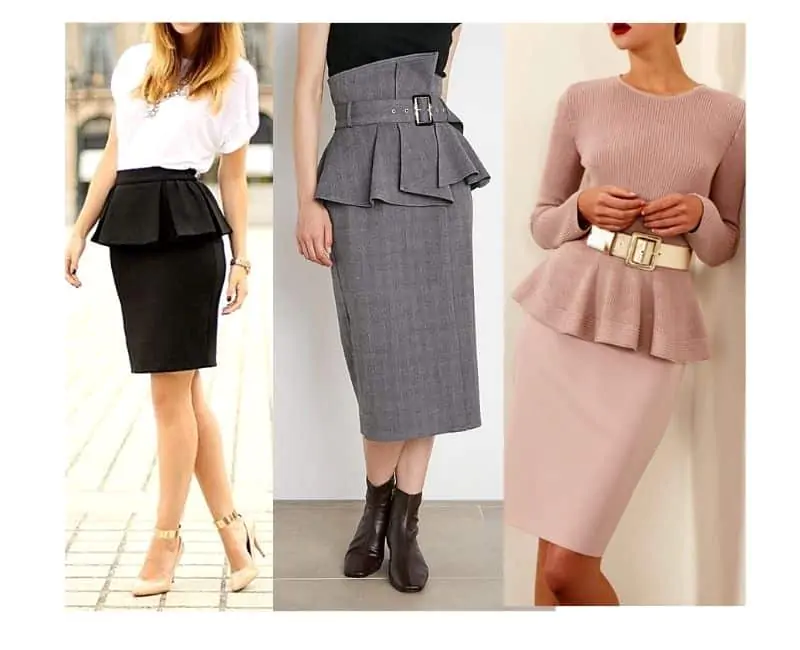 how to wear a pencil skirt with a tummy