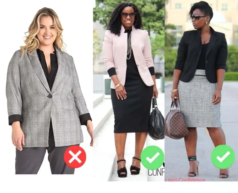 plus size chic workwear