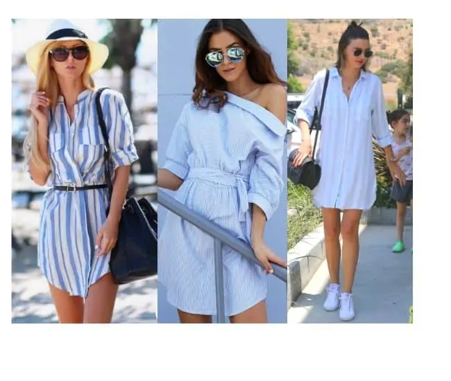 shirt dress beer date outfit 