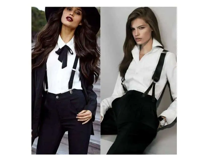 gangster girl suspender belt outfit