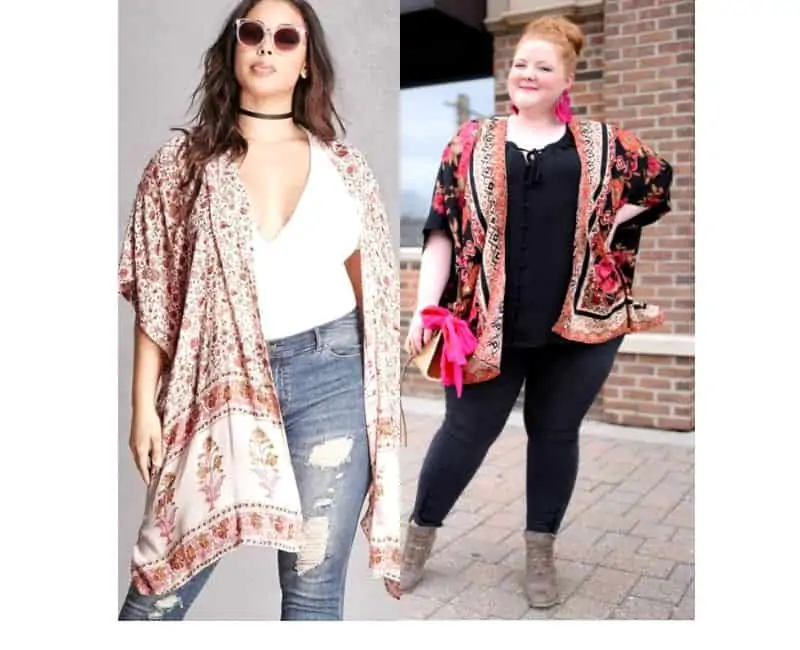 how to dress boho, plus size boho outfit ideas