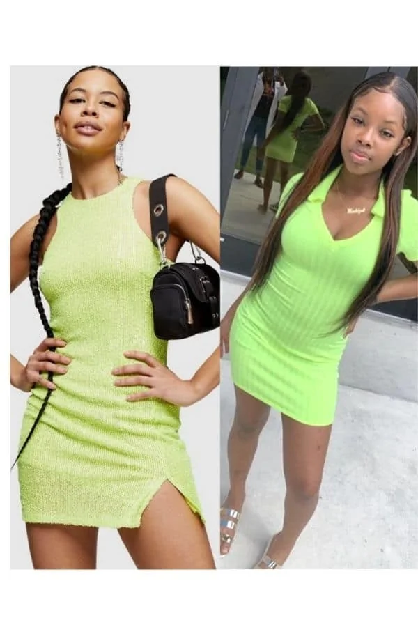  Lime green dress outfit
