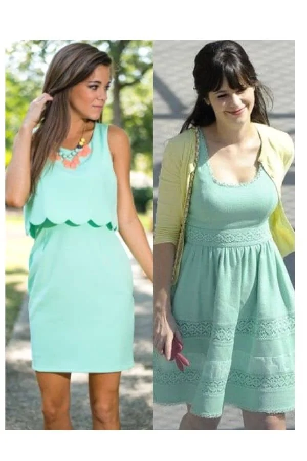 Mint green dress outfit ideas