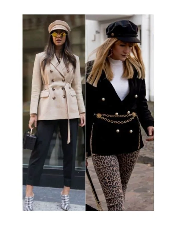 how to wear a double breasted blazer ladies