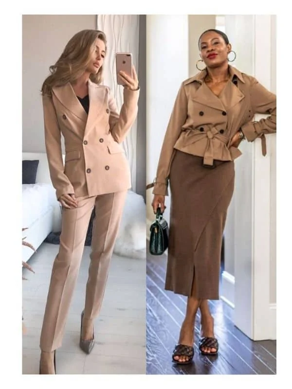 how to wear a double breasted blazer ladies