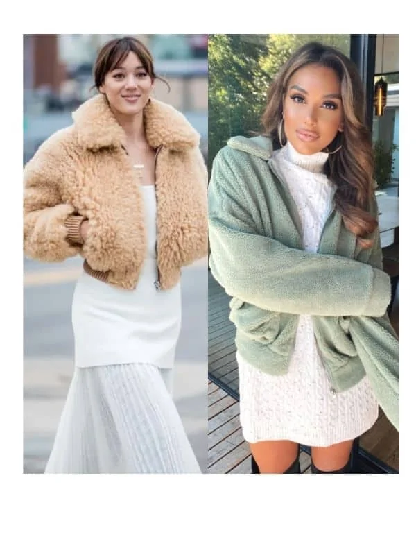 How to wear teddy bomber jacket?