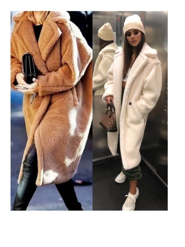 How to style oversized teddy coat