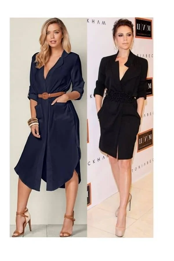 black shirt dress outfit ideas