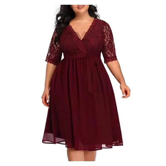 plus size class reunion outfit