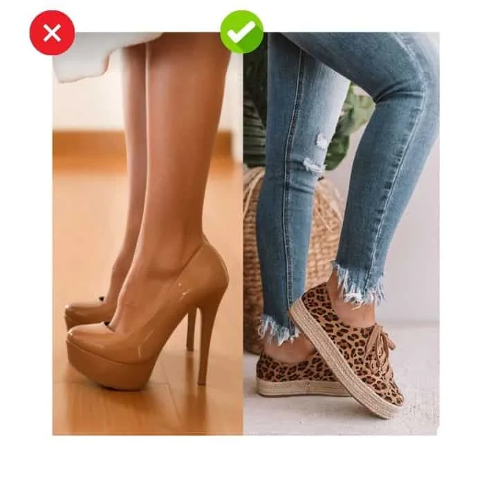 What shoes to wear to a dog show