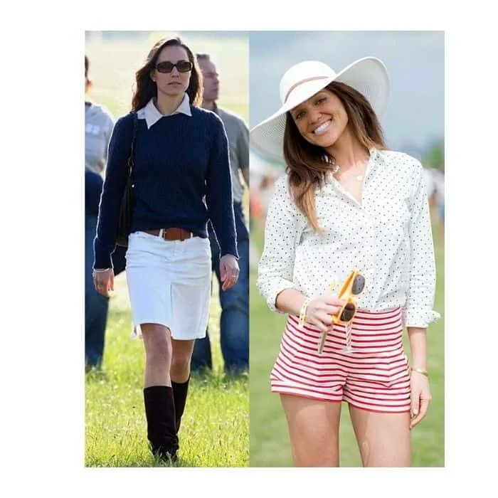Preppy polo attire for ladies