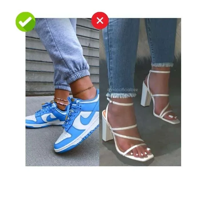 what shoes to wear to anime conventions