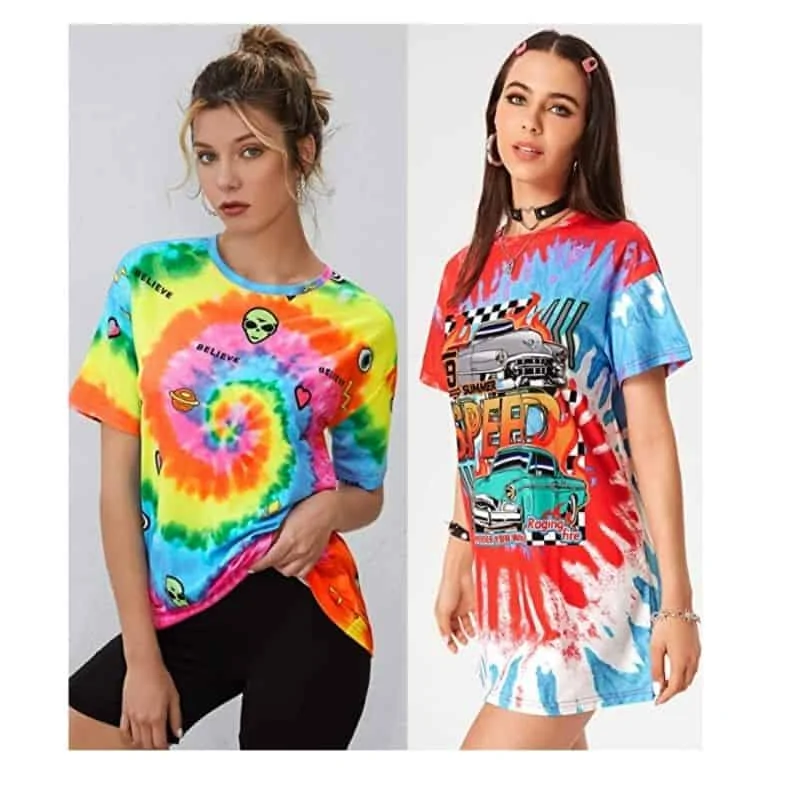 rave DJ party tee dress