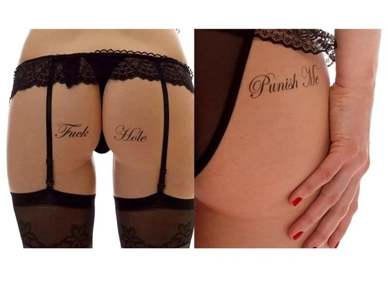 Kinky tattoo stickers  kinky party ideas