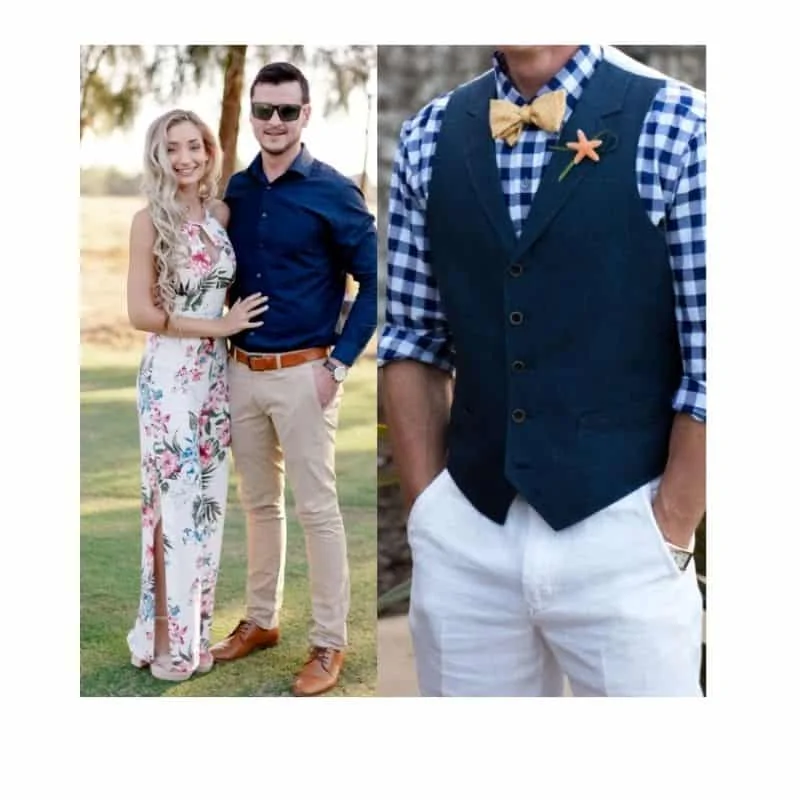 What to wear to a pig roast wedding men