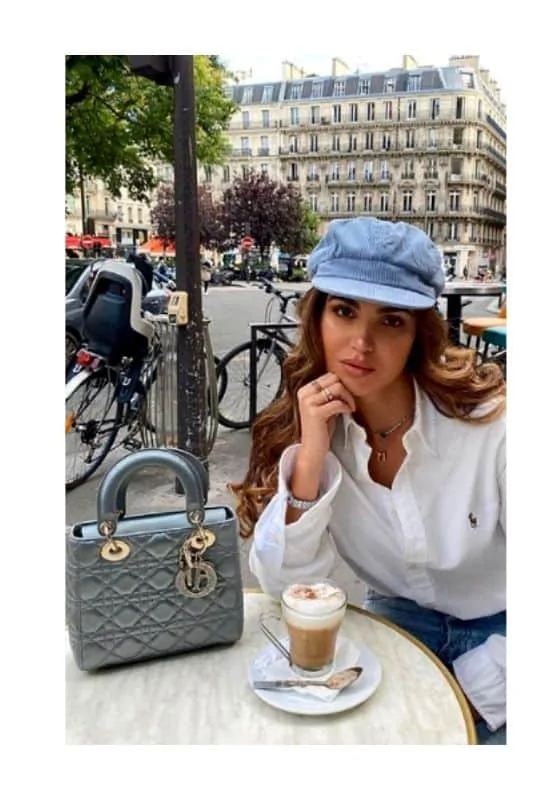 Casual baby blue lady dior outfit