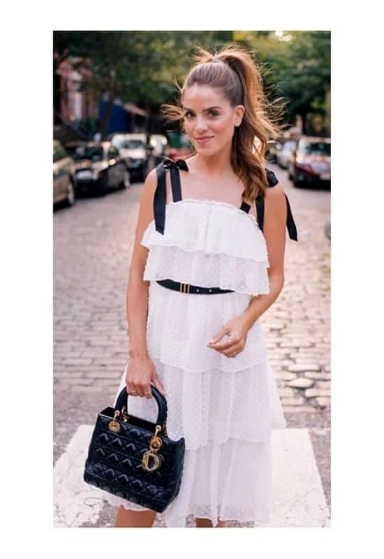 Classic Black lady dior outfit