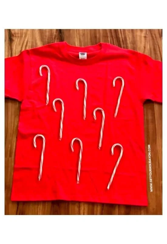 candy cane costume diy