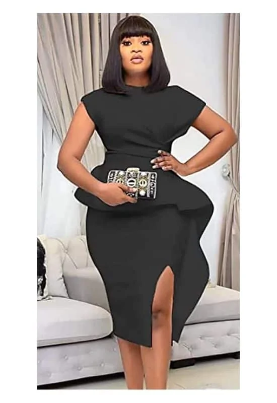 Cocktail dress with sneakers