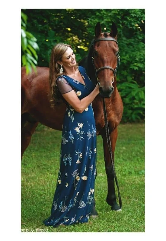 horseback Riding maxi dress outfit ladies