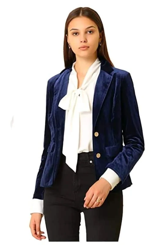 winter prom outfit velvet blazer tomgirl