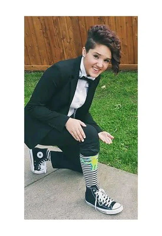 dress suit prom outfit tomboy