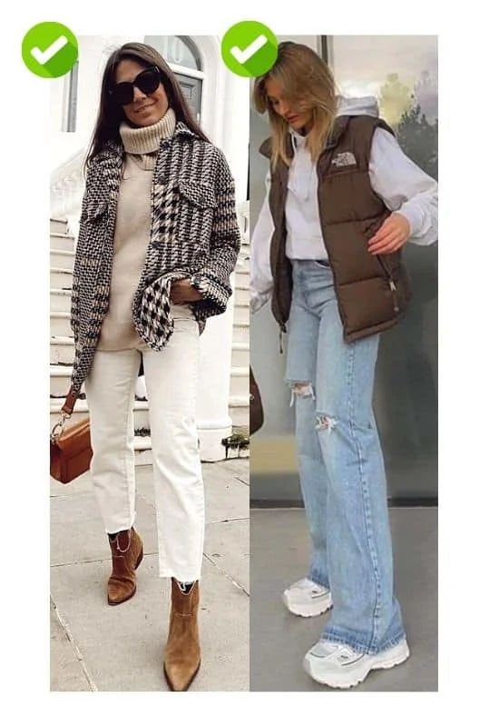 what to wear to shopping mall in winter