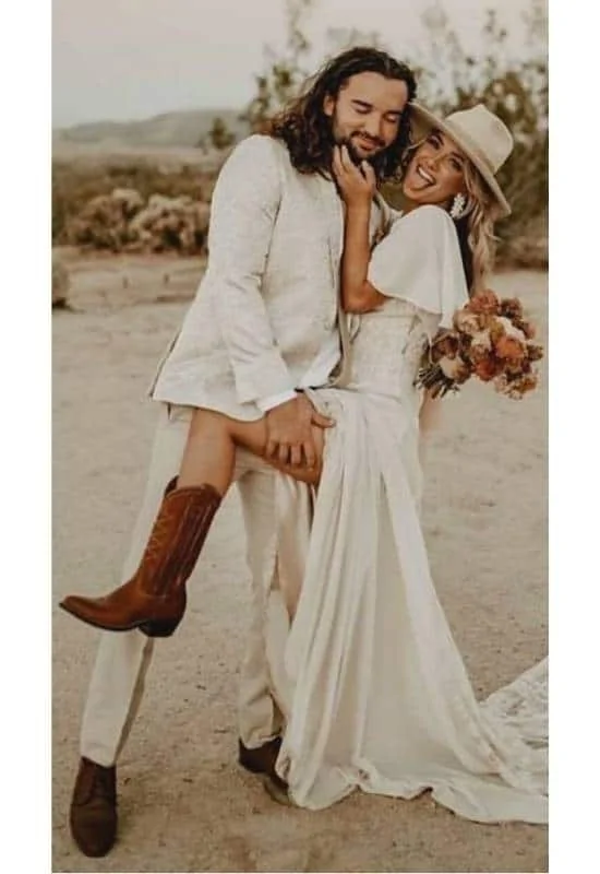 What to wear to a desert wedding as a bride