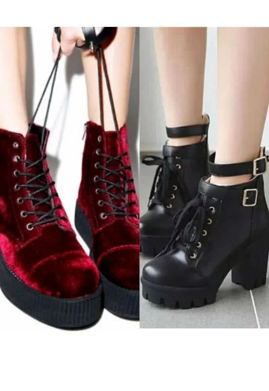 what shoes to wear to gothic wedding