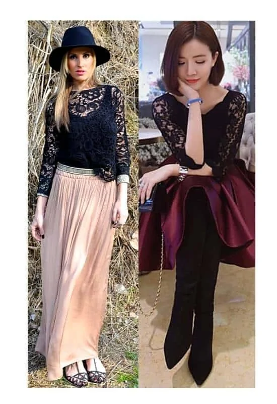 Goth wedding guest Outfit