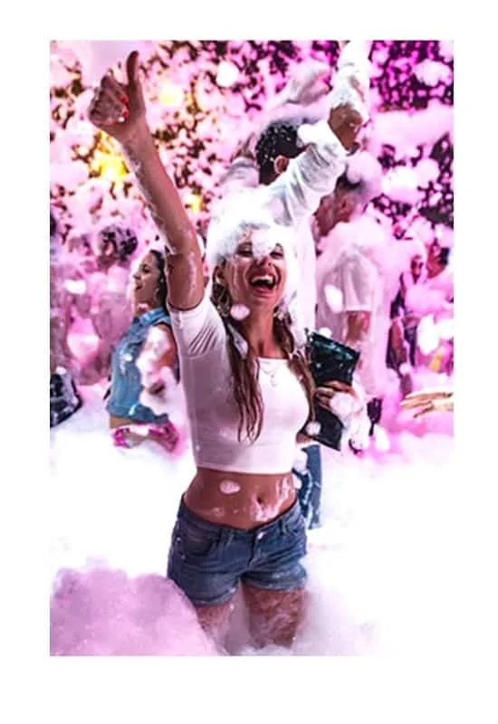 What to wear to a foam party in a club