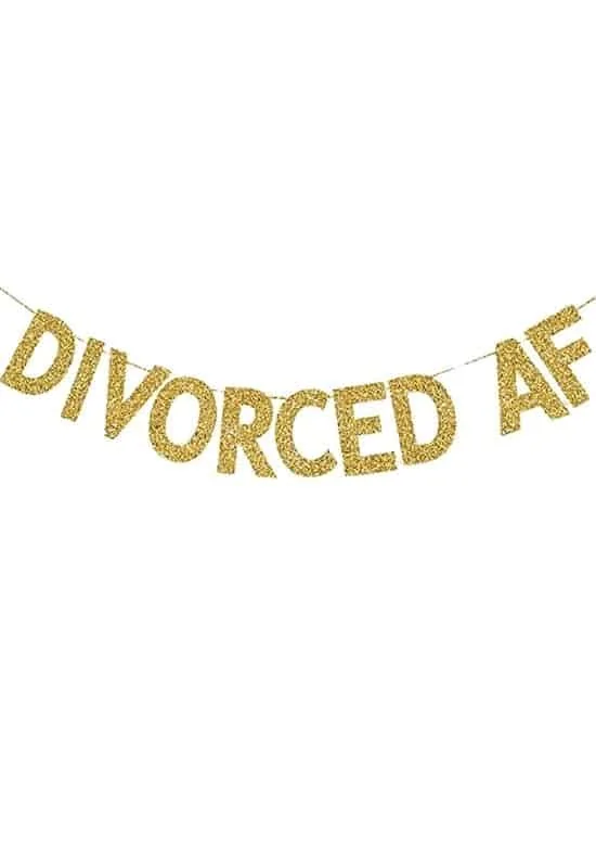 Divorced AF Banner