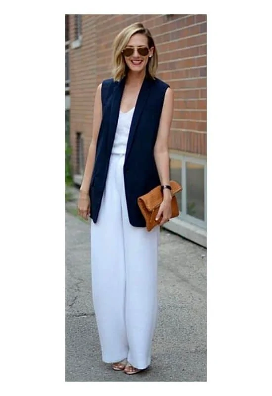 how to style sleeveless jumpsuit