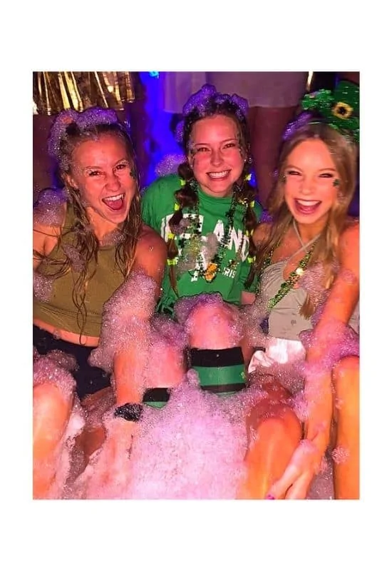 what to wear to a neon foam party