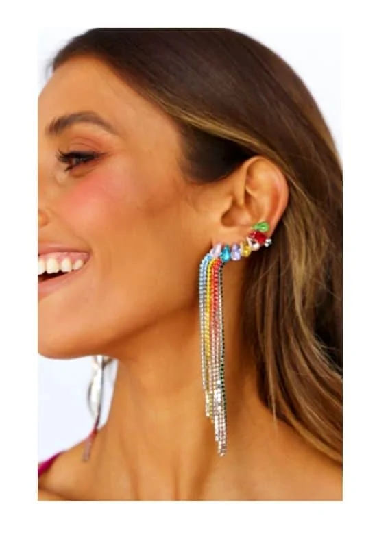 rainbow earrings to Bonnaroo music festival