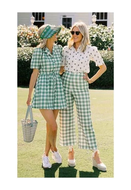 Preppy country club attire