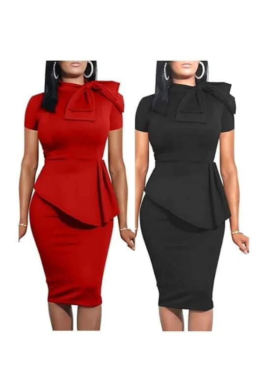 peplum dress Kennedy Center