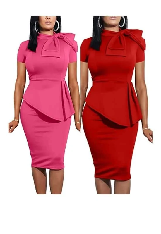 peplum dress amazon