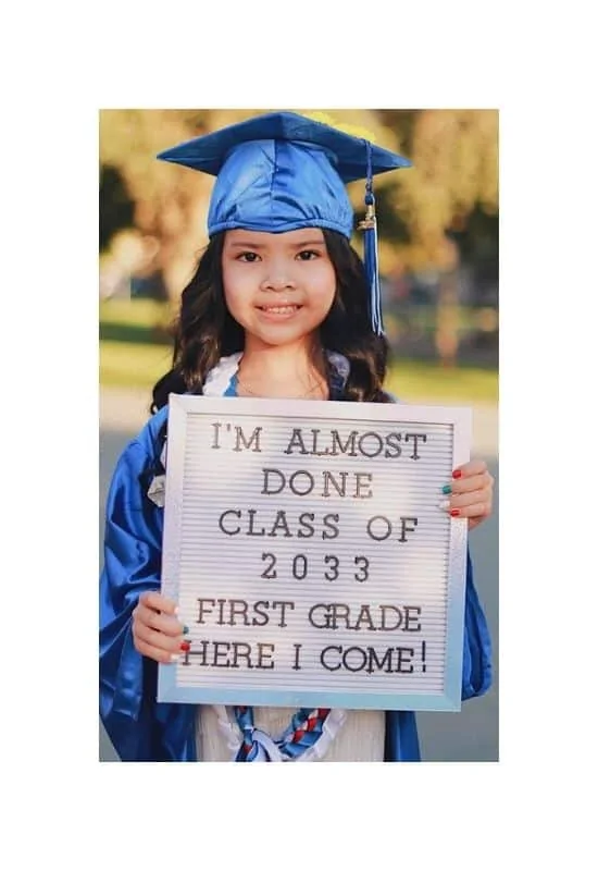 Kindergarten graduation pictures