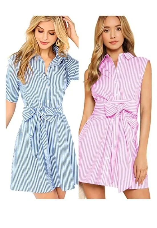 shirt dress garden party outfit