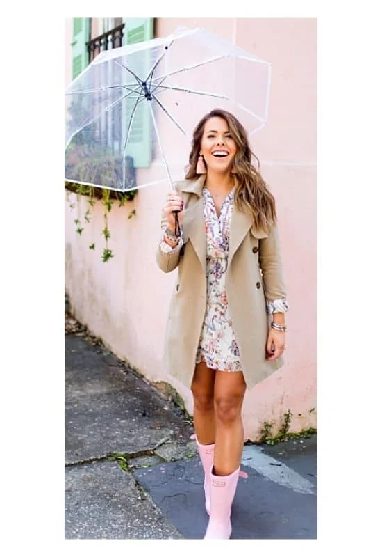 What to wear to garden party in the rain