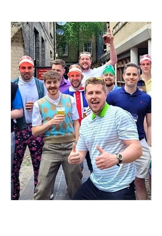 Mens pub golf outfit