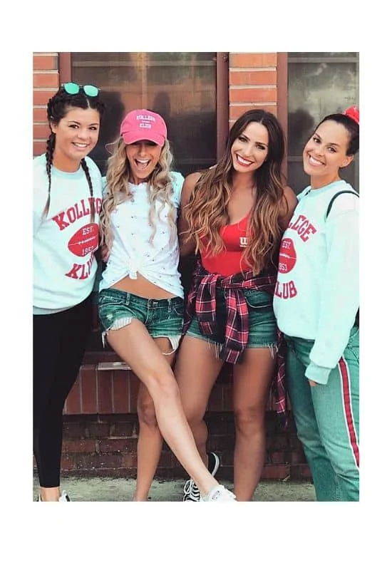 Wear school club merch to college club