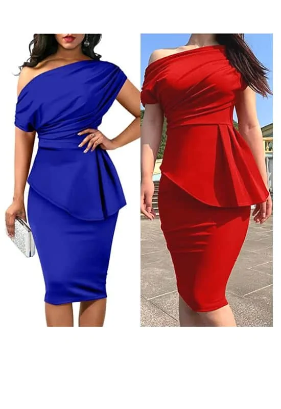 peplum dress to college formal dinner