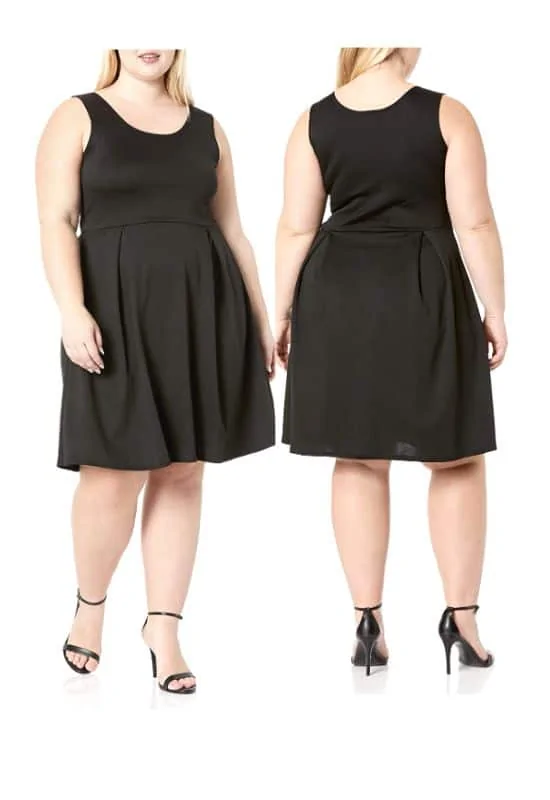 sleeveless black dress funeral